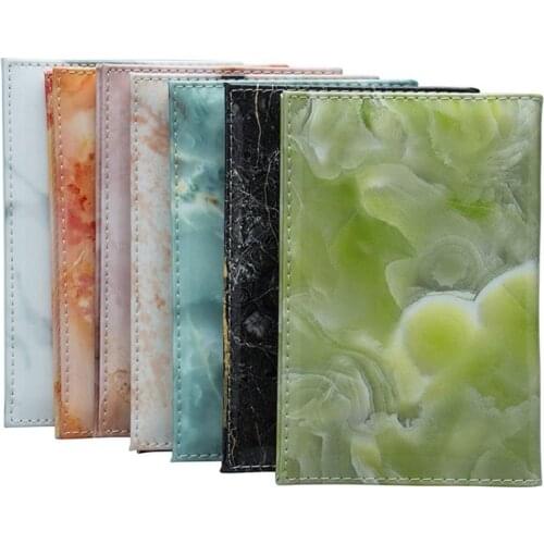 2021 New Colorful Marble Style Passport Cover Waterproof Passport Holder Travel Cover Case Passport Holder Passport Packet Gifts