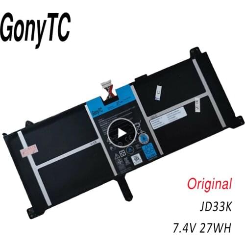 GONYTC JD33K 7.4 V 27WH New Original Laptop Battery for Dell XPS 10 0FP02G 21TTR