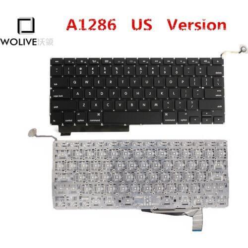 Genuine New US Keyboard A1286 For Macbook Pro 15" 2009-2012 Year Language version US Replacement