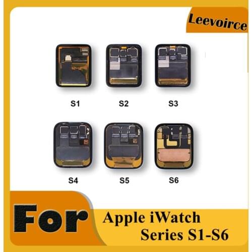 Original Screen For Apple Watch Series 1 2 3 4 5 6lcd touch screen oled display digitizer assembly iwatch substitution 38mm 42mm