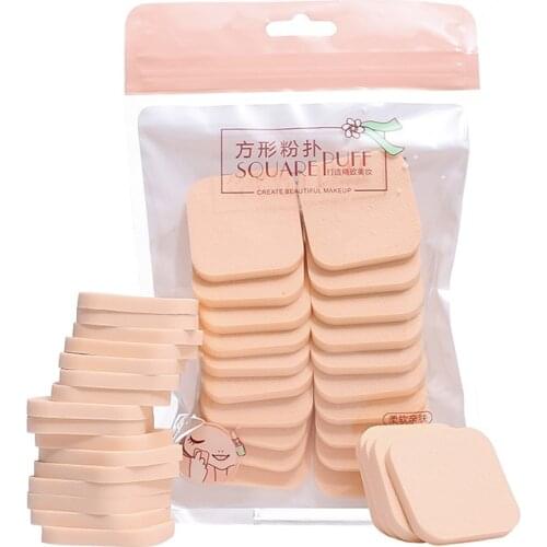 Makeup sponge powder puff concealer liquid foundation cosmetic beauty face sponge face dry and wet use square sponge beauty tool
