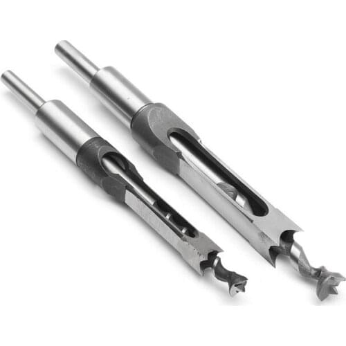 High Hardness HSS Metric Mortising Chisel Square Hole Drill Bit Cutter Woodwork Tool