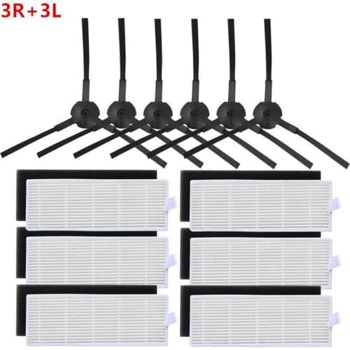 Ilife a40 robot vacuum cleaner ilife A6 A4S A4 parts hepa filter chuwi ilife robot vacuum cleaner parts Side Brush Filter