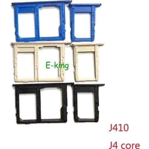 10PCS For Samsung Galaxy J410 J4 Core Sim Card Slot Tray Holder Sim Card Reader Socket Replacement Part