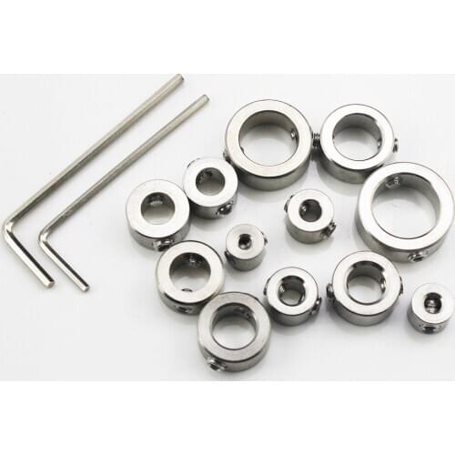 12pcs set Stainless Steel Woodworking Tool Drill Locator Depth Stop Collars Ring Positioner 3 ~ 16 mm