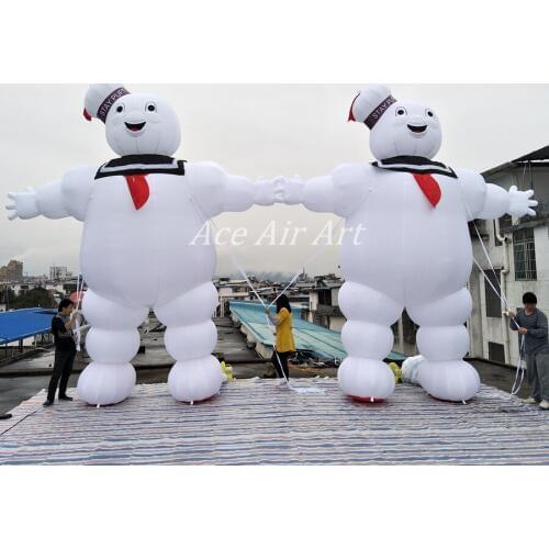 5m tall Advertising promotional Inflatable stay puft inflatable marshmallow model for sale