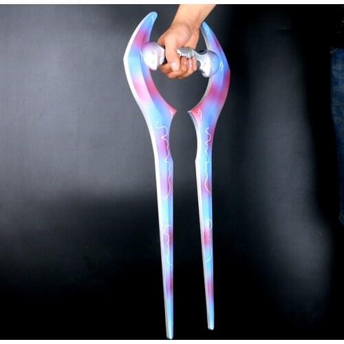 62cm Pu Game Halo 1:1 Cosplay Prop Can Hold Model Toy Pu Weapon Game Anime Cos Halo Game Energy Sword Childrens Toys Halloween