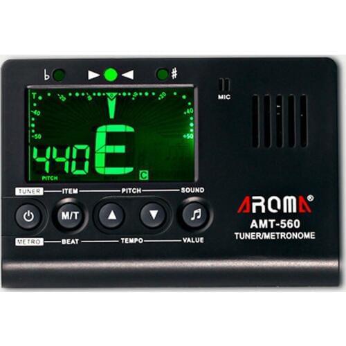 AMT-560 3 in 1 Big Screen Backlight Foldable Metal Support Shelf Loud Voice Guitar Metronome Tuner and Tone Generator