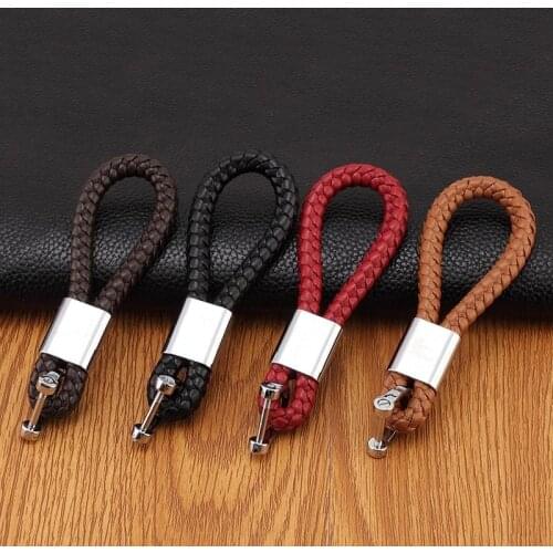 Car Keychain Keyring Braided Rope Key Chain Pendant For Mercedes Benz AMG W203 W204 W205 W210 W211 W212 ML SL CLA CLK GLK C200