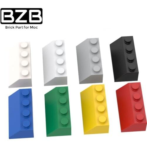 BZB MOC 3037 2x445 Degree Inclined Brick Creative High-tech Building Block Model Kids Toy DIY Brick Parts Best Gifts