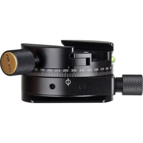 Worm Gear Rotation Fine Adjustment Height Only 36mm 360 Degree Continuous ND10 Fine Adjustment Panorama Stand Camera Accessories