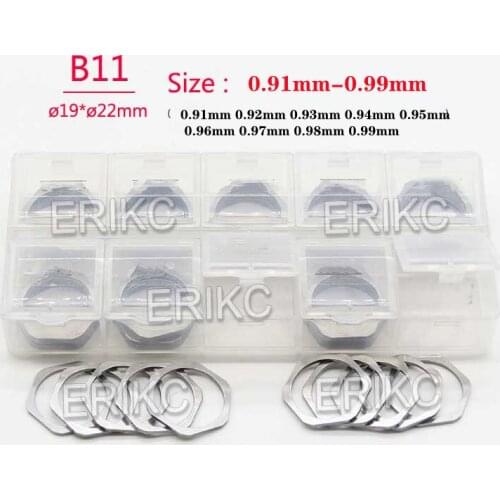 ERIKC B11 0.91MM -0.99MM Diesel Injection Gaskets Washer 270 PCS Copper Shim For Injector 110 Series Custom Gasket