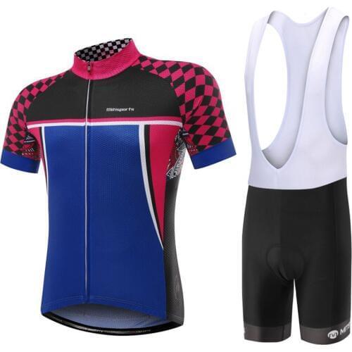 MTSPS Cycling Jersey Set Breathable MTB Bicycle Clothing 2018 New Men Bike Clothes Maillot Ciclismo Dry Fit Bike Jersey