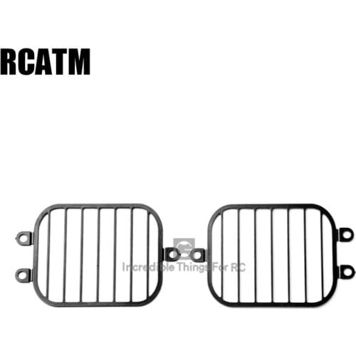 Headlight Metal Protective Grille Net Cover for 1/10 RC Crawler Car TRX6 G63 TRX4 G500