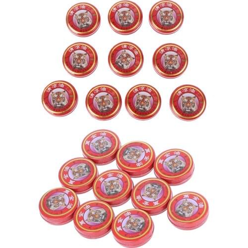 10pcs/lot Summer Cooling Oil Refresh Brain Tiger Balm Drive Out Mosquito U2JD