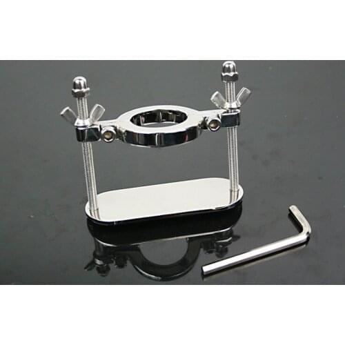 New hot 1.38" Stainless Steel Scrotum Ring Ball Stretcher Man Enhancer Chastity cock ring stainless steel latch