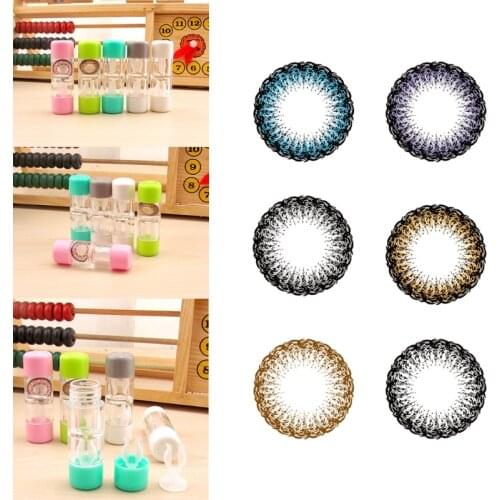 Random Color Cosmetic Contact Lens Container Holder RGP Hard Contact Lens Case Protective Box Hot sale Drop Shipping