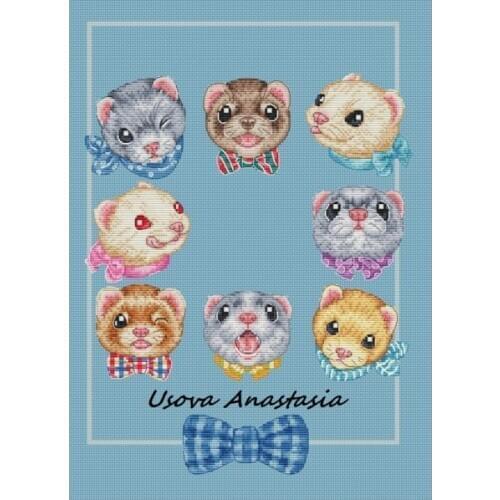 Snow Leopard 36-46 Counted Cross Stitch 11CT 14CT 18CT DIY Chinese Cross Stitch Kits Embroidery Needlework Sets