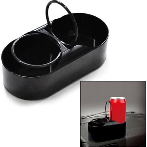 Water Proof Car Double Hole Water Cup Holder Avoid Scratches Anti-corrosion Wear-resistant Storage Cups ABS