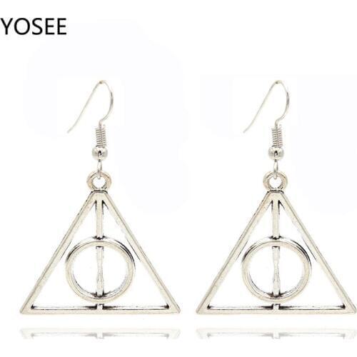 Punk Style Silver Earrings for Women Bohemian Geometry Fashion Earring Vintage Hook Long Jewelry Ear Punk Party Gift