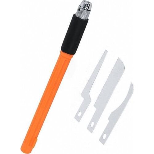 1pcs Mini Razor Saw Set Home DIY Handy Multifunction Craft Saw Blade Model Making Woodworking Handcraft Tools with 3 Blade