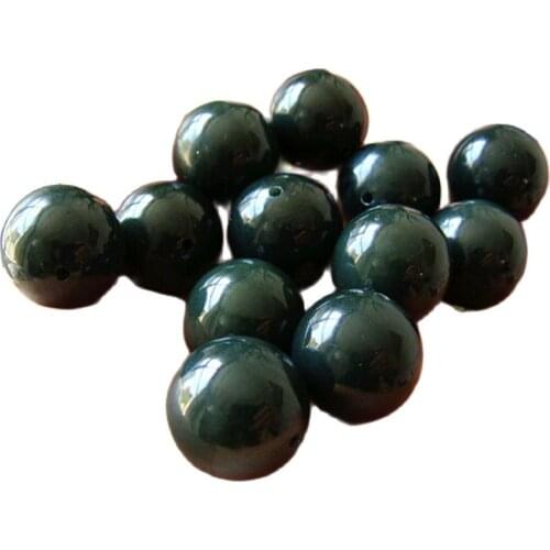 10pc Handmade DIY accessories for pure natural Hetian jade circular beads