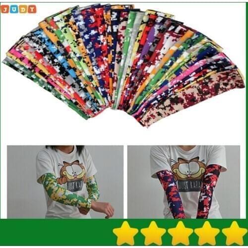 2016 New arrival Elite Camo Compression Arm Sleeve for Baseball Football Basketball Shooting Sleeve Golf Tennis