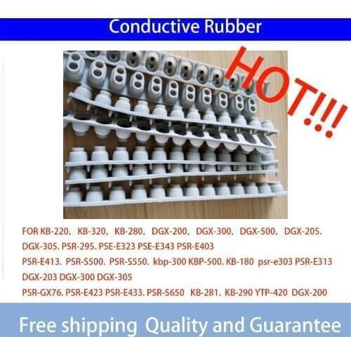 5PCS/Lot Conductive Rubber Contact Pad Button D-Pad for Yamaha PSR-E423 DGX-205 KB-180 psr-E303 PSR-E313 PSE-E323 PSE-E343 E403