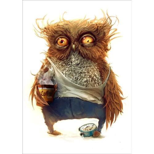 DIY 5d diamond painting cartoon owl mosaic pictures diamond embroidery painting rhinestones diamond painting owl cross stitch