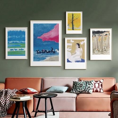 Andre Brasilier Classic Artwork Abstract Nature Tree Poster Nordic Canvas Painting Print Wall Art Picture for Living Room Decor