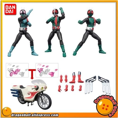 Anime "Kamen Rider" Original BANDAI SHODO-X Kamen Rider vol.1 Action Figure - Full set 6 pieces Masked Ride 1 2 Cyclone