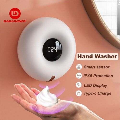Automatic Hand Washing Washer Liquid Foam Soap Dispenser Intelligent Induction Foaming Machine for Kitchen Bathroom Dispenser
