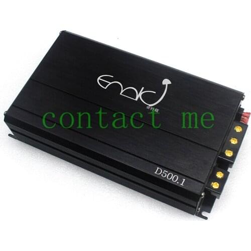 Class D 500W vehicle-mounted single-channel digital dual-voice-coil ultra-heavy pure bass dedicated to passive subwoofer amp