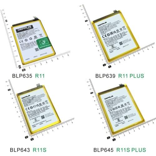 BLP635 BLP639 BLP643 BLP645 Battery For Oppo R11 R11PLUS R11S R11SPlus Mobile Phone Batteries high quality