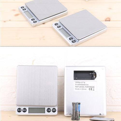 Digital Scale Electronic Scales Baking Food Jewelry Measuring Weight Tool Kitchen Gadgets 1KG/0.1g 2KG/0.1g
