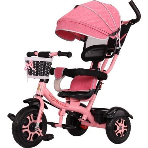 Childrens Bicycle 1-5 Year Old Baby Bicycle Two-way implementation Baby Trolley Multifunction Child Bicycle