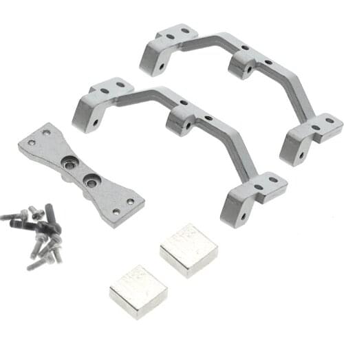 For MN D90 MN-90 MN99S MN99 RC Car Upgrade Parts Metal Pull Rod Base Seat & Axle Upper Servo Bracket Mount Accessories