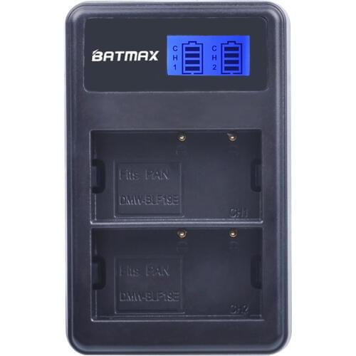 DMW-BLF19E Battery Dual LCD USB Charger for DMW-BLF19 BLF19E BLF19GK BLF19PP DMC-GH3 GH3A GH3AGK GH3GK GH3H GH3HGK GH3K GH4 GH4G