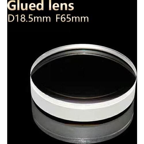 Glue lenses Microscope eyepiece telescope Achromatic DIY Photo agglutination stage lights D18.5mm F65mm