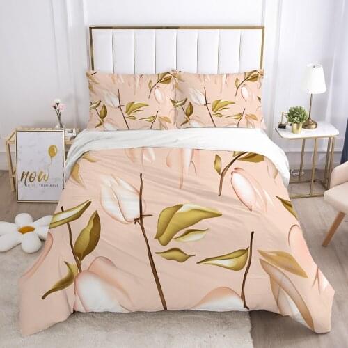 3D Bedding Set Europe King Duvet Cover Set 2-3PCS Comforter Case Pillowcases Nordic Bed Set Customize any size design