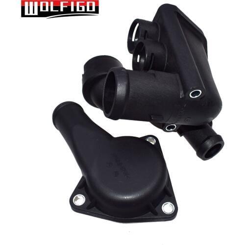 Thermostat Housing+Gasket+Cover for VW GOLF JETTA 2.8 L V6 022121117C 021121121C