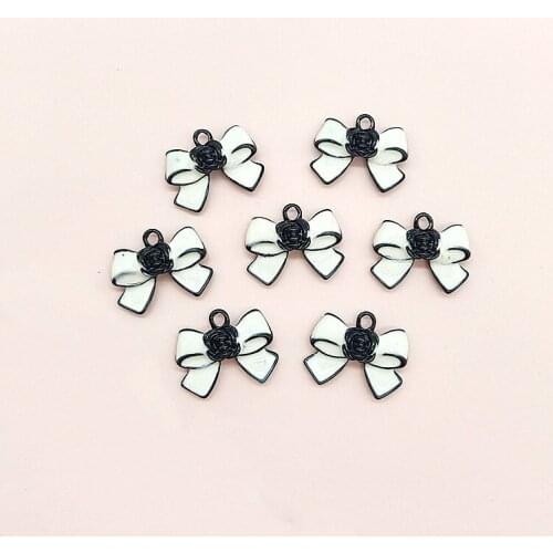 10pcs/Batch of Metal Bowknot Buttons for Craft Wedding Invitations DIY Girl hair Bowknot Metal Buttons