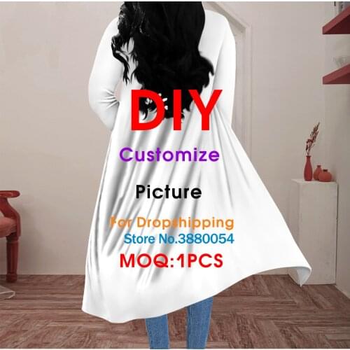 Noisydesigns Custom Womens Trench Coat Cardigan Office Lady Spring Autumn Girls Outwear Long Pants Tops Suits 4XL Dropshipping