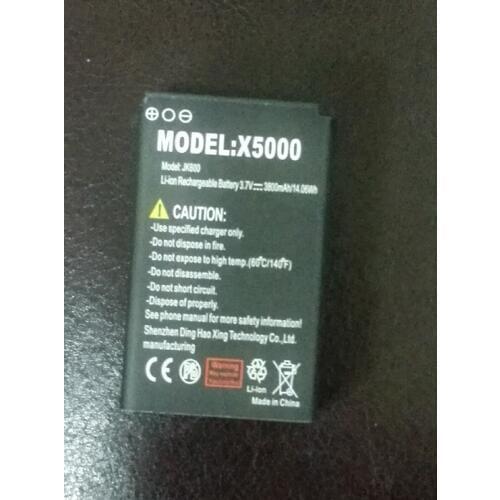 Original X5000 phone battery 3800mah for IP67 waterproof shockproof Cell Phones power bank cheap phone X5000-free shipping