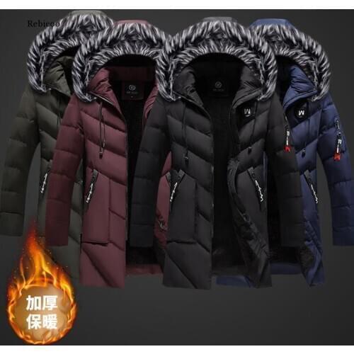 Winter Long Parka Men Windbreak Thick Warm Windproof Fur Coats Male Military Camouflage Hooded Anorak Jackets Mens Outwear