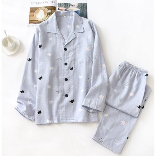 Maternity Autumn Lactation Pajamas Set Long Sleeve Cotton Nursing Sleep Shirts+Trousers Postpartum Women Breastfeeding Sleepwear