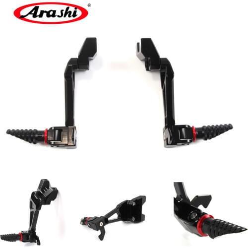 Arashi New Rear Foot Pegs For YAMAHA YZF R6 2006-2016 Rearset Passenger Footpegs YZF-R6 2006 2007 2008 09 10 11 12 13 14 15 16