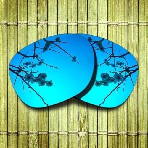 Polarized Replacement Lense For-Oakley Garage Rock Sunglasses Frame True Color Mirrored Coating - Blue Color Available