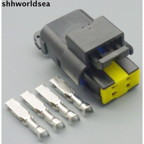 Shhworldsea 4 Pin 1.5mm Female Waterproof Automotive Connector Socket For 15369055
