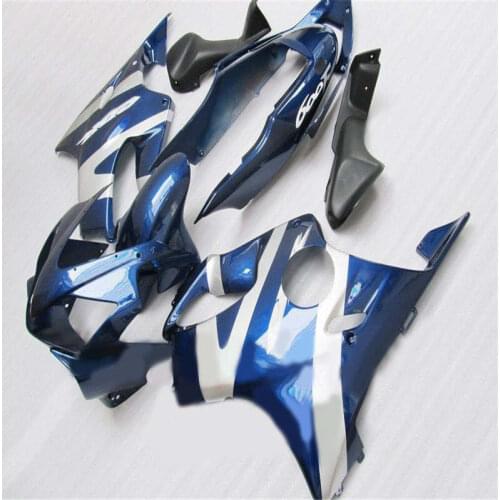 On Sale!! Blue white Fairing for CBR600F4I 04-07 CBR600 F4I 2004-2007 CBR 600 F4I 04 05 06 07.Toiletry kits injection ST66